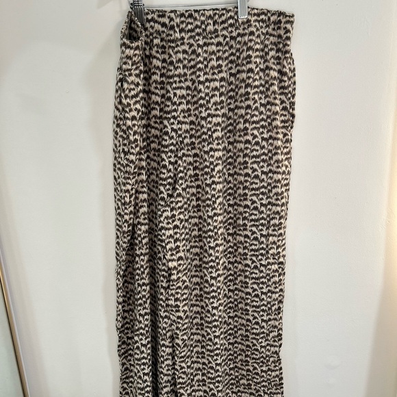 H&M Black and cream Patterned Wide Leg Jumpsuit - Picture 5 of 8